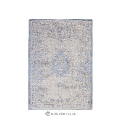 Blue patterned carpet gray jeans (poortere) 170x240 intact