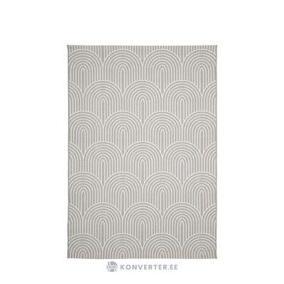 Серо-белый узорчатый ковер (арки) 160х230 цел