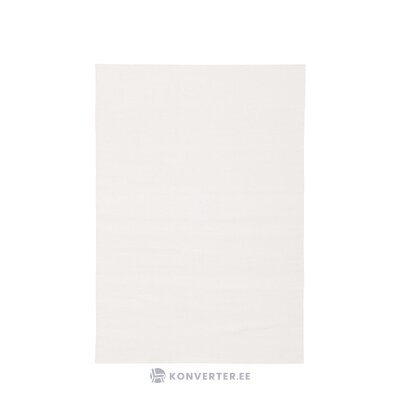 Natural white cotton carpet (agneta) 160x230 intact
