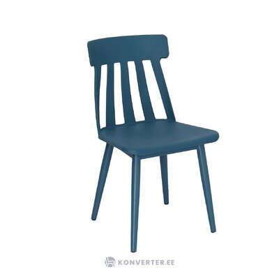Blue chair (claire) with a beauty flaw