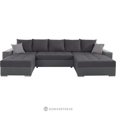 Серый угловой диван-кровать josyhealth