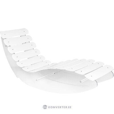 White design chaise longue seagull (iplex) intact