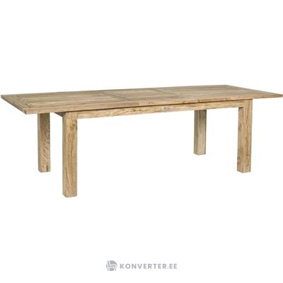 Раздвижной садовый стол из цельного дерева montevideo bizzotto неповрежденный