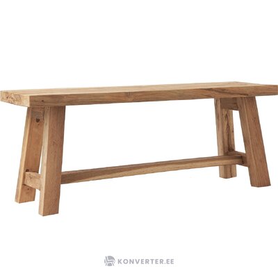 Solid wood bench (lawas) intact