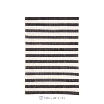 Black and white striped carpet (axa) 200x290 intact
