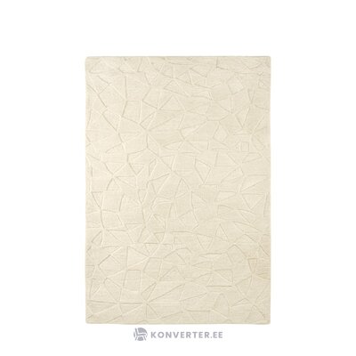 Smėlio spalvos vilnonis kilimas su raštu (rory) 160x230 nepažeistas