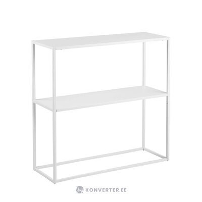 White metal shelf (Neptune) with cosmetic defects.