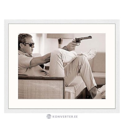Wall picture steve with gun (any image) intact