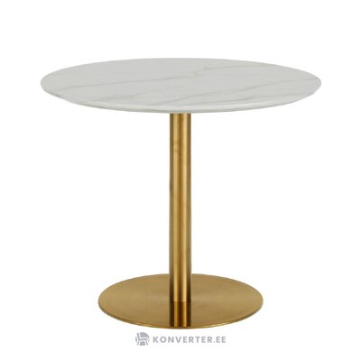 Marble imitation dining table (karla) d=90 whole