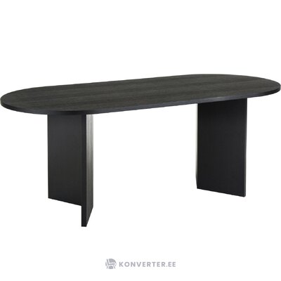 Juodas pietų stalas (tonas) nepažeistas