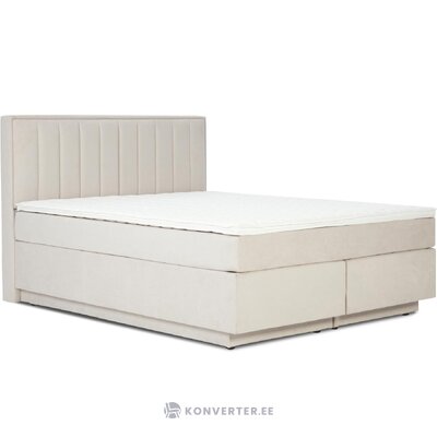 Light beige continental bed (livia) 180x200 complete