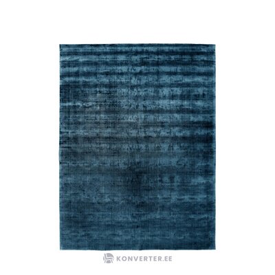 Тёмно-синий вискозный ковер ручной работы (джейн) 300х400 цел