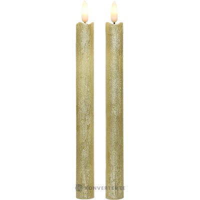 Светодиодные свечи 2 шт bonna (kaemingk) с изъянами красоты.