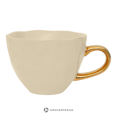 Light Beige Cappuccino/Tea Cup (Good Morning)