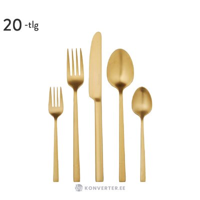Gold cutlery set (shine)