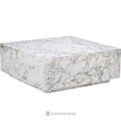 Sohvapöytä marmorijäljitelmällä (lesley), jossa on kauneusvirhe