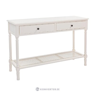 White console table (anabela) with beauty flaw