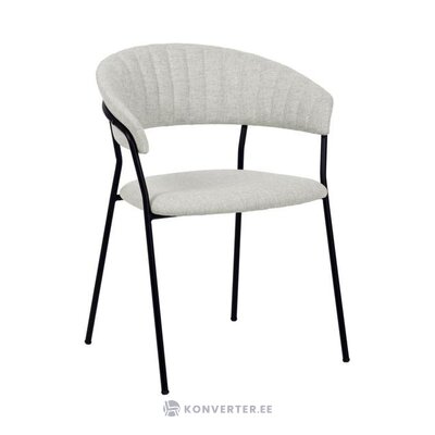 Grey-black chair belle (kare design) intact