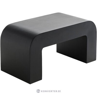 Black design coffee table lucie (lozenge) intact