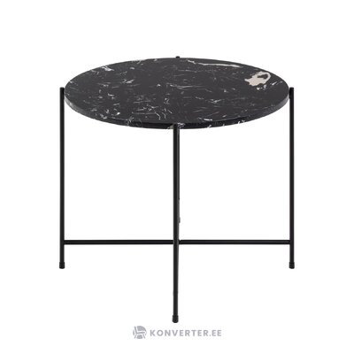 Black marble coffee table avila (actona) intact