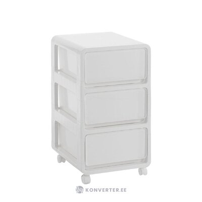 Белый ящик для ванной комнаты Hille (мебель для дома) неповрежденный