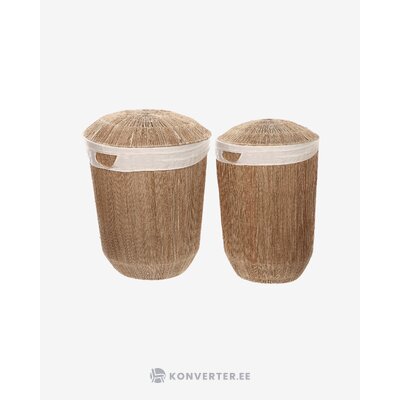 2 round laundry baskets (estibalis) kave home