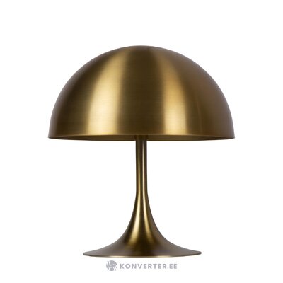 Zelta LED dizaina galda lampa ar braga (charrel) skaistuma trūkumu
