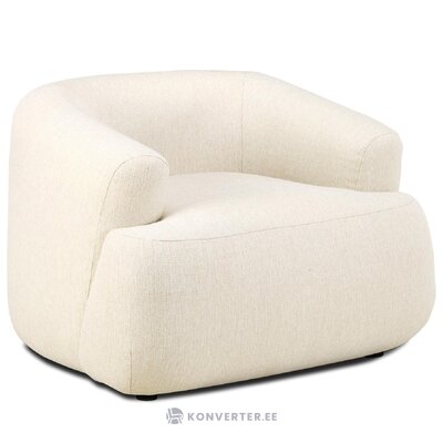 Beige design armchair (sofia) intact
