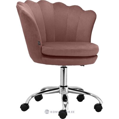 Dull red velvet office chair wendy healthy