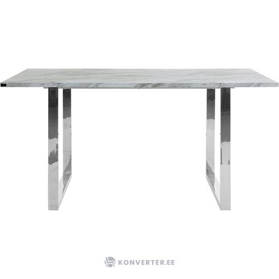 Marble look dining table liam whole