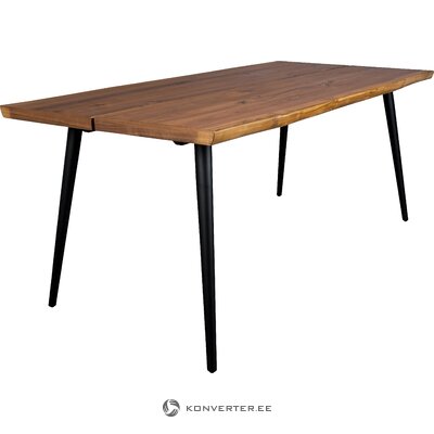 Черно-коричневый обеденный стол (голландская кость)