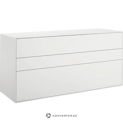 White chest of drawers (easy) whole, hall sample