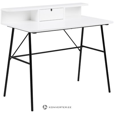 Черно-белый дизайнерский стол паскаль (actona)