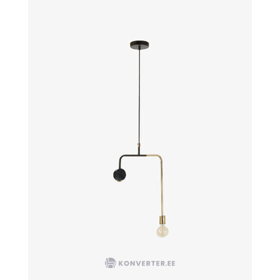 Black and gold pendant light (wick)