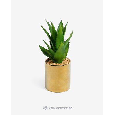 Artificial green plant (agave)