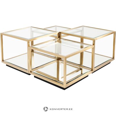 Coffee table set 4-piece swan (rough design)