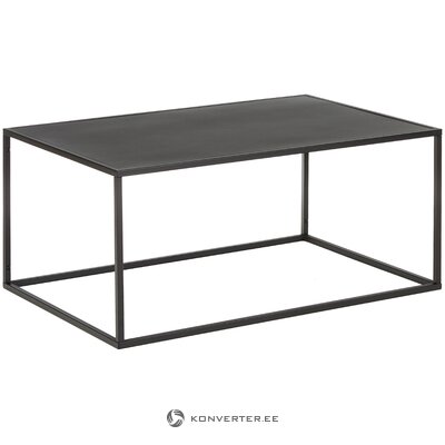 Black metal coffee table (newton)