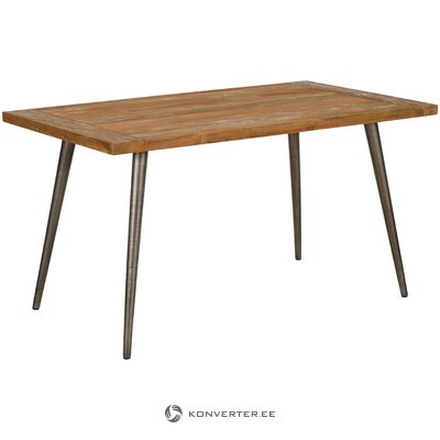 Solid wood dining table kapal (white label)