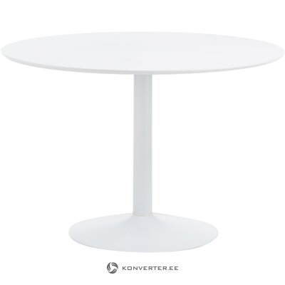 Белый круглый обеденный стол (interstil Danish)