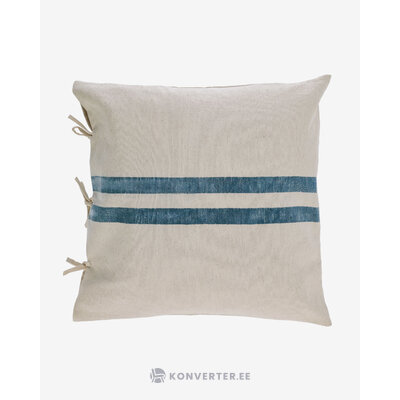 Mėlyna ir balta pagalvės užvalkalas (ziza)