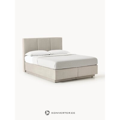 Beige mannermainen sänky (oberon) 180x200