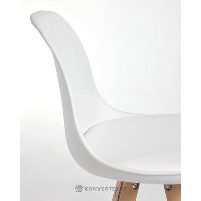 Balts bāra krēsls (plāksne)