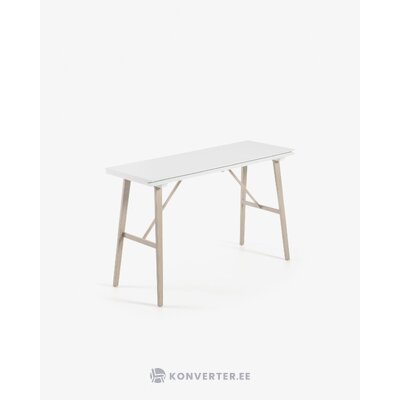 Baltas konsolinis stalas (aruna)