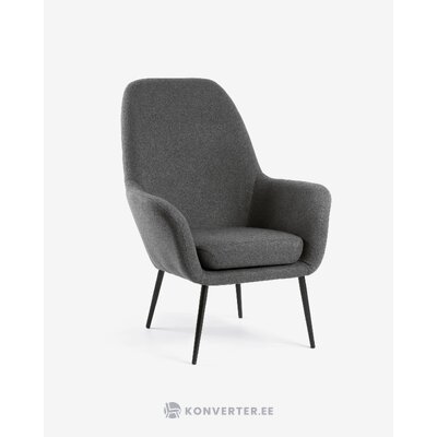 Black and gray armchair (alegria)