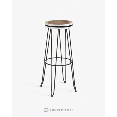 Black and white bar stool (faye)