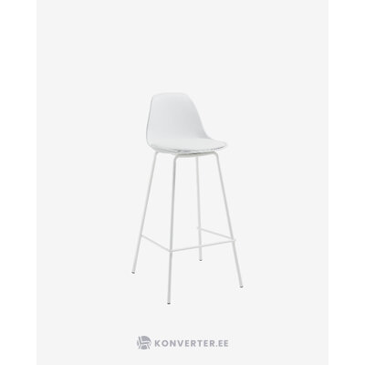 Balts bāra krēsls (spilgtāks)