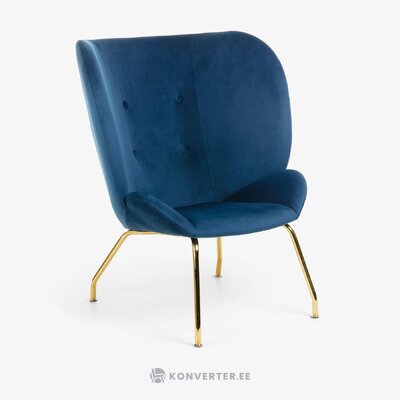 Blue-gold armchair (violet)