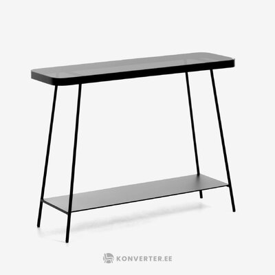 Juodas konsolinis stalas (duilia)