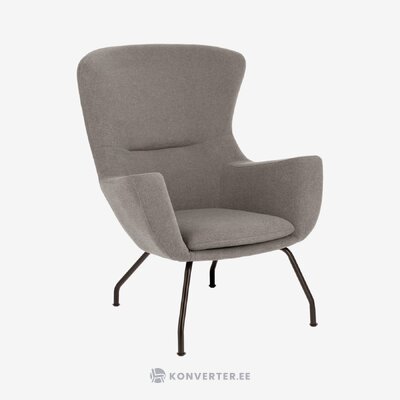 Black and gray armchair (otilia)