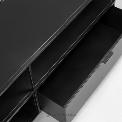 Juodas televizoriaus stovas (shantay)